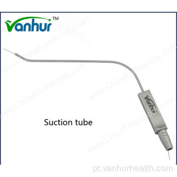 Tubo de sucção para instrumentos de otoscopia